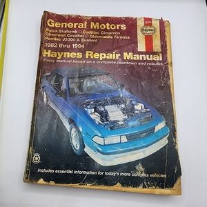 Haynes Repair Manual 38015 1982-1994 General Motors Skyhawk Cimarron Cavalier